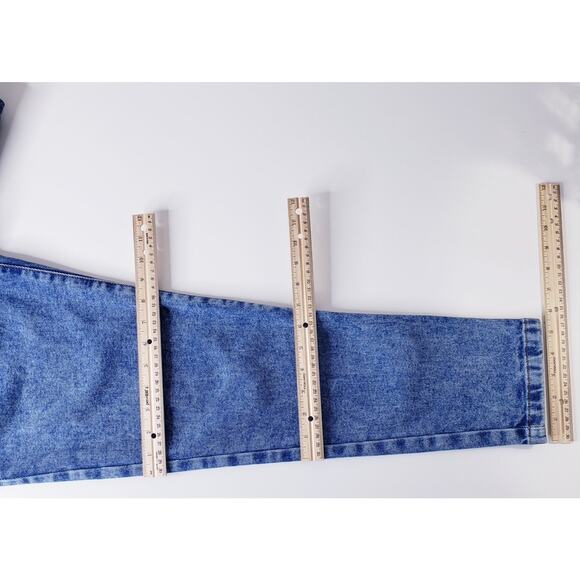 SEZANE High Rise Pleated Mother Jeans Women's French 36/(?)US 4 in Medium Wash - Picture 12 of 13